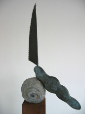 Laatste Kwartier 1997 Namense steen - brons 115 x 70 x 20cm (particulier bezit)