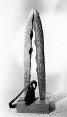 Cyclus 1991 Petit granit - hout (wengé) 210 x 80 x 50cm (bedrijfscollectie)